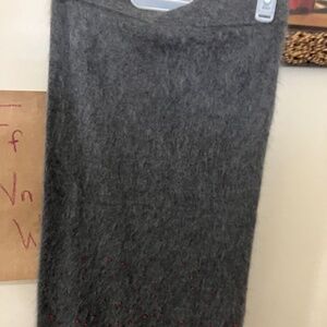 Cashmere beaded skirt
